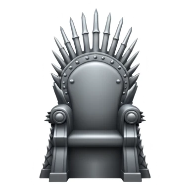 Generate the iron throne  from game of thrones emoji  sticker