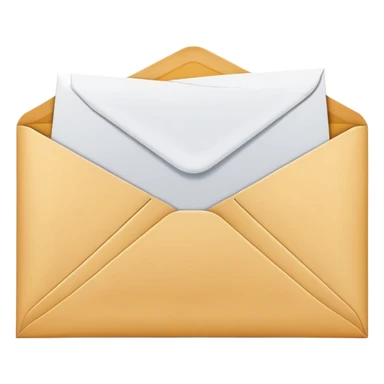 The envelope with the letter sticker