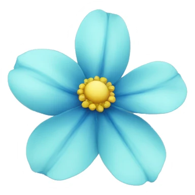 Flor azul sticker