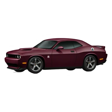 dark wine red hellcat car sticker