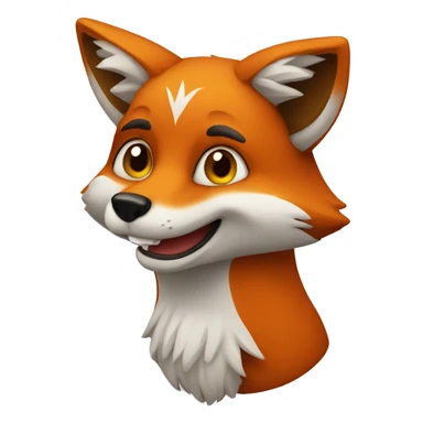 Witty fox  sticker