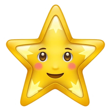 a star without a face sticker