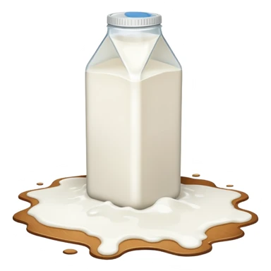 Milk on the floor sticker