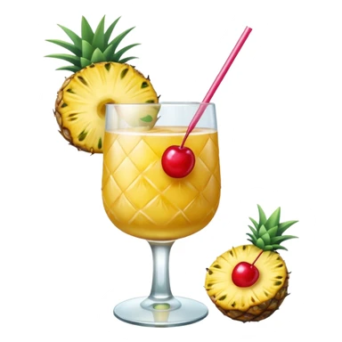 pineapple cocktail  sticker