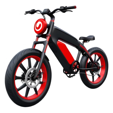 Chinese monster electric bicycle, powerful large e-bike with aggressive styling sticker
