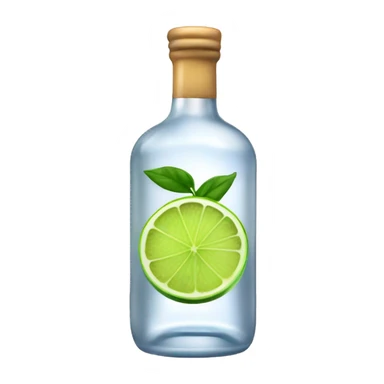 Vodka tonic with a lime and Tito’s bottle sticker