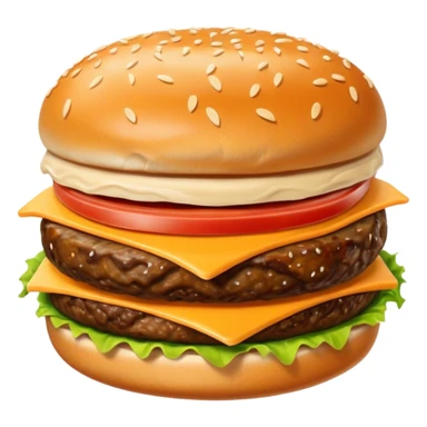 change the perspective angle to 5–20° gentle bird’s-eye angle of these chees burgur  sticker