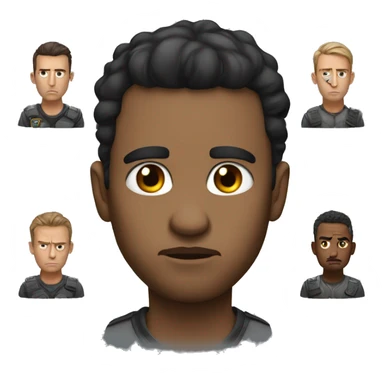 thousand yard stare  sticker