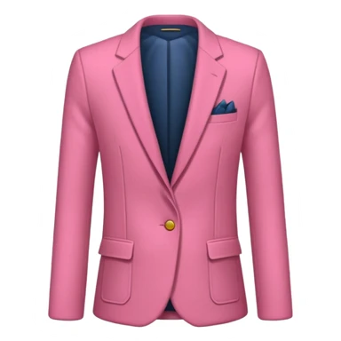 Quita a la chica, solo necesito el saco, que sea de color rosado sticker