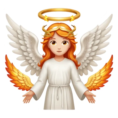 Biblically accurate Angel seraphim sticker