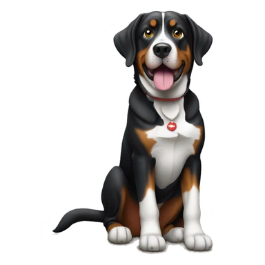 swiss mountain dog sticker