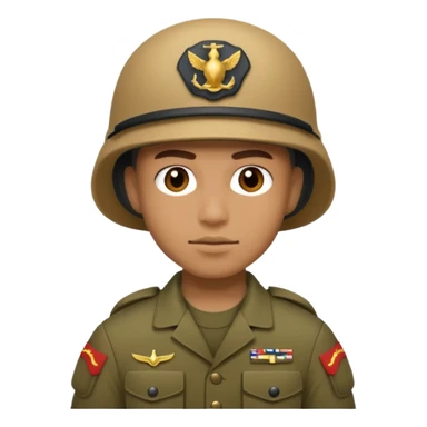 U.S. Marine in combat gear sticker