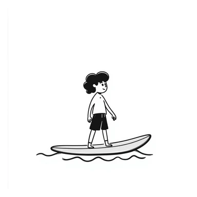 ocean surfboard sticker