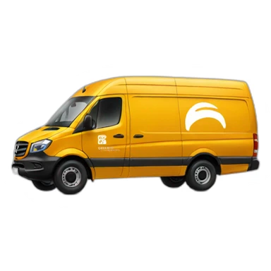 sprinter van WITH AMAZON LOGO sticker