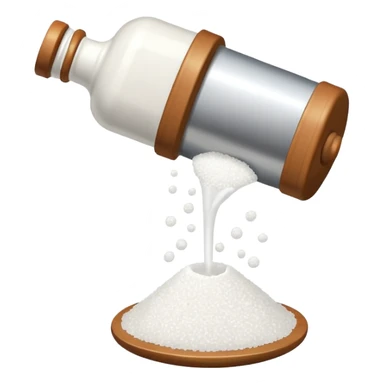 salt shaker pouring salt sticker