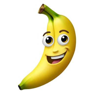 happy banana sticker