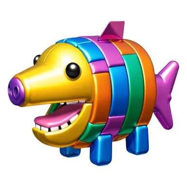   jeff koons style art SPAM pinata sculpture  sticker