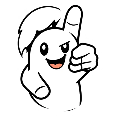 Laughing face flicking with middle finger  sticker