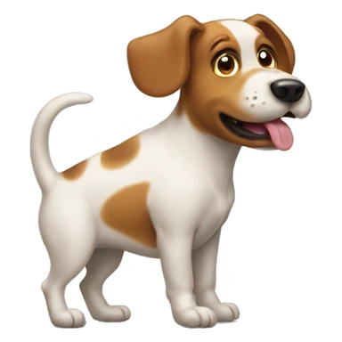 dog farting sticker