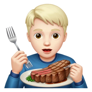 Cypher from the matrix eating steak sticker