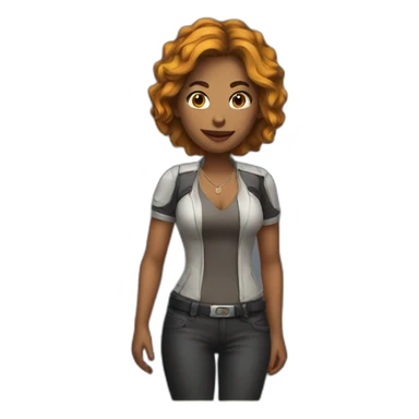 Gaming woman  sticker