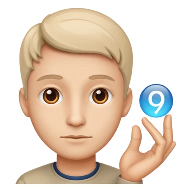 statistical avatar that make predictions sticker