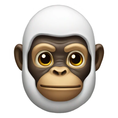 Sushing Ape emoji sticker
