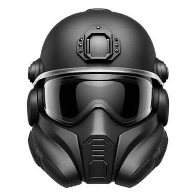 tactical helmet with visor inspired by Killa sticker