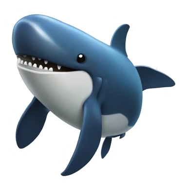 Ballena con un cuerno  sticker