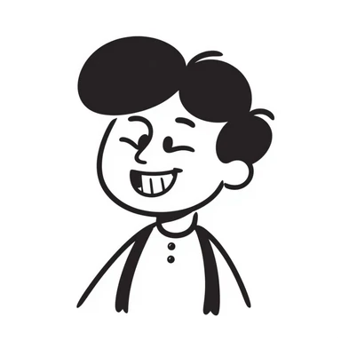 funny suspenders doodle sticker