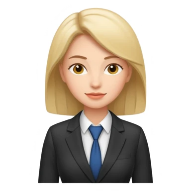 business woman relaxed sticker