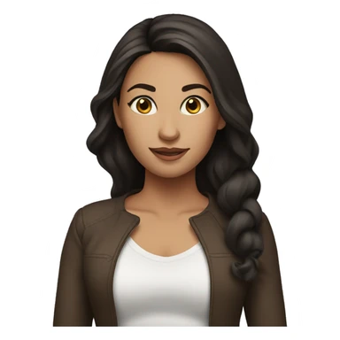 attractive brunette sticker