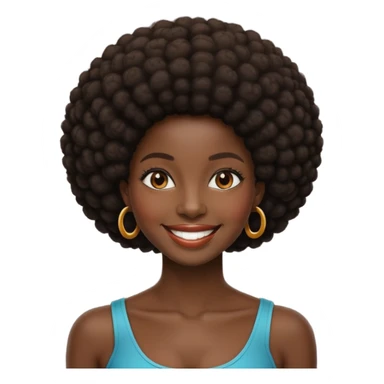 Afro women  sticker