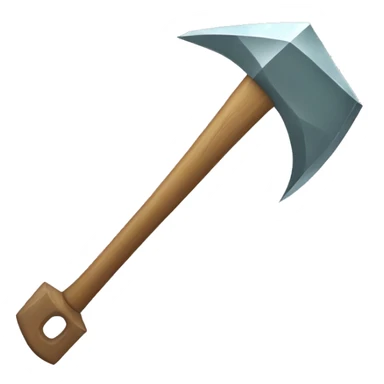 diamond pickaxe sticker