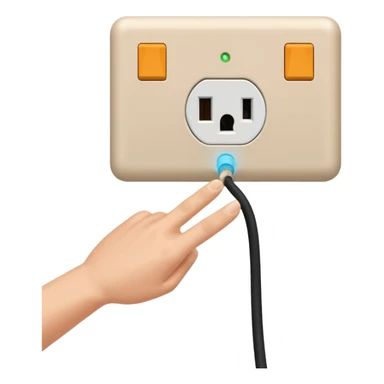 pulling the plug from an outlet sticker