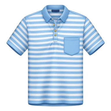 un maillot rayé fine bleu clair sticker