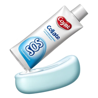 Colgate toothpaste sticker