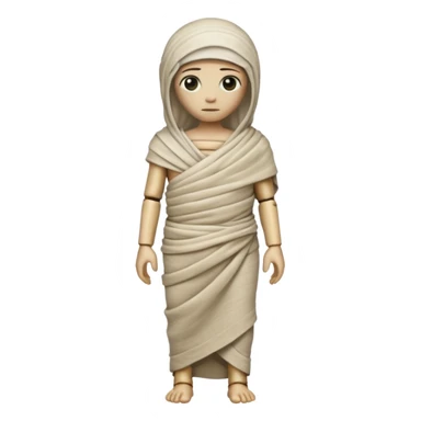 full body mummy sticker