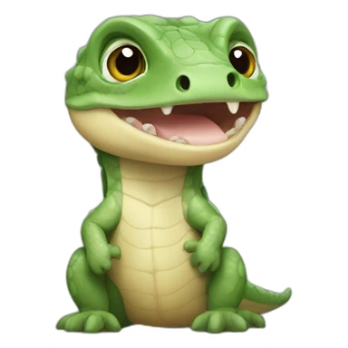 baby mexican reptile albine sticker