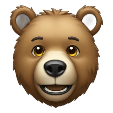 Bear with rad gag sticker