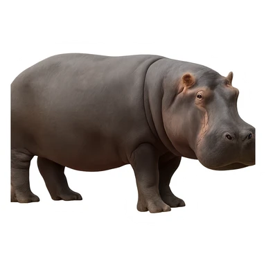 Hippopotamus sticker