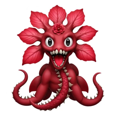 La flor del demogorgon sticker