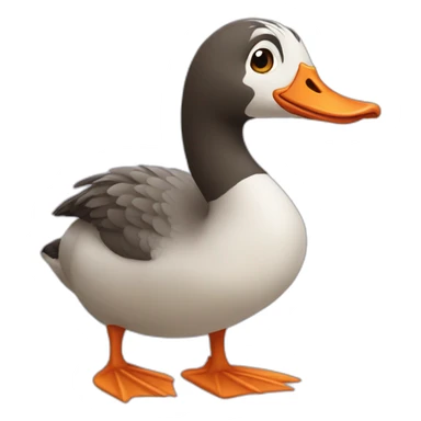 massive silly goose sticker