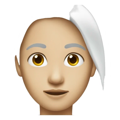 All white everything  sticker