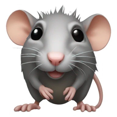 Crusty rat sticker