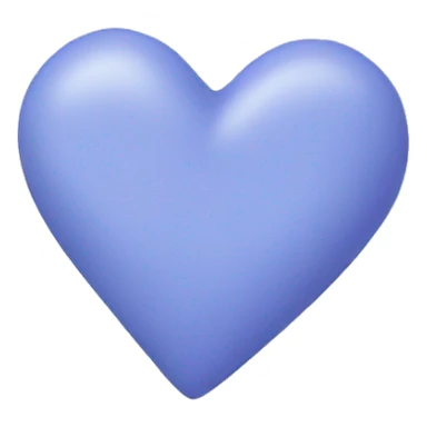 Periwinkle heart sticker