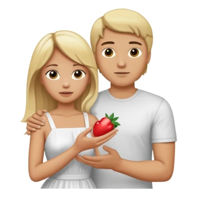 Giantess holding a man in her palm sticker