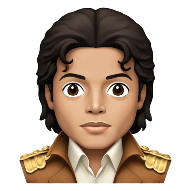 Michael Jackson upper body from waist up sticker
