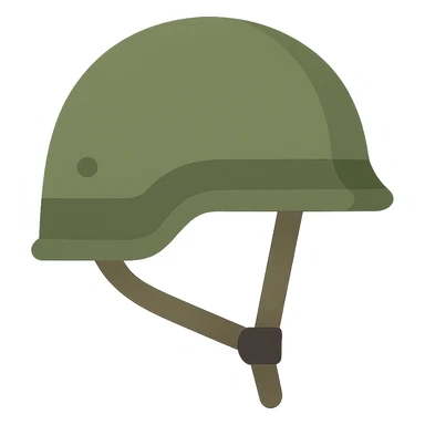 flat design style Russian military helmet sticker