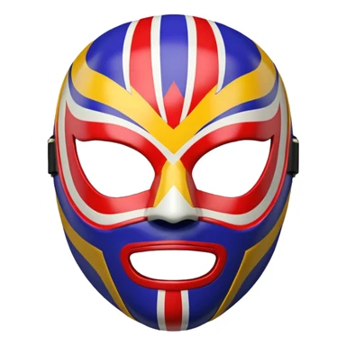 mascara de lucha libre sticker